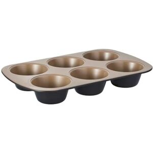 Stanley Ceramabake 6 Cup Texas Muffin Pan, Healthy Non-Stick Ceramic Bakeware, Bake Without PFAS, PTFE, PFOS, PFOA, Cadmium and Lead, Baking Tin for Cupcakes, Frittatas, and Mini Cakes Stanley Ceramabake 6 Cup Texas Muffin Pan, Healthy Non-Stick Ceramic Bakeware, Bake Without PFAS, PTFE, PFOS, PFOA, Cadmium and Lead, Baking Tin for Cupcakes, Frittatas, and Mini Cakes