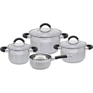 ELO Basic Black Steam 4-Piece Saucepan Set ELO Basic Black Steam 4-Piece Saucepan Set