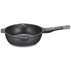 Küchenprofi Cook Milano High Rim Frying Pan 28 cm Aluminium Pan Oven Safe Removable Handle Aluminium Pan Induction Pan for All Hobs Küchenprofi Cook Milano High Rim Frying Pan 28 cm Aluminium Pan Oven Safe Removable Handle Aluminium Pan Induction Pan for All Hobs