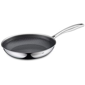 Kela FLAVORIA Induction Frying Pan 24 cm Honeycomb Structure Stainless Steel Coated Ceramic Coating Stainless Steel Handle Oven Safe Kela FLAVORIA Induction Frying Pan 24 cm Honeycomb Structure Stainless Steel Coated Ceramic Coating Stainless Steel Handle Oven Safe