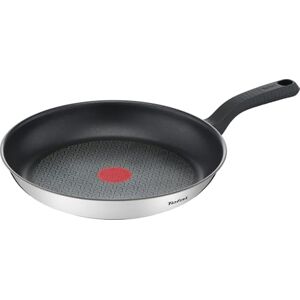 Tefal Comfort Max Stainless Steel Non-Stick Pancake Frying Pan 26cm, Thermo-Spot Heat Indicator, Induction Compatible Base, Comfortable Grip Handle, G7260544 Tefal Comfort Max Stainless Steel Non-Stick Pancake Frying Pan 26cm, Thermo-Spot Heat Indicator, Induction Compatible Base, Comfortable Grip Handle, G7260544