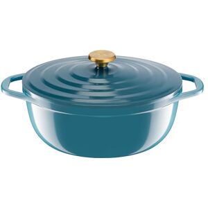 Tefal Air Cast Iron Casserole Dish Oval 30 cm Cast Aluminium Lightweight Easy Clean Safe Ceramic Coating Condensing Lid Oven Safe Induction E2708904 Tefal Air Cast Iron Casserole Dish Oval 30 cm Cast Aluminium Lightweight Easy Clean Safe Ceramic Coating Condensing Lid Oven Safe Induction E2708904