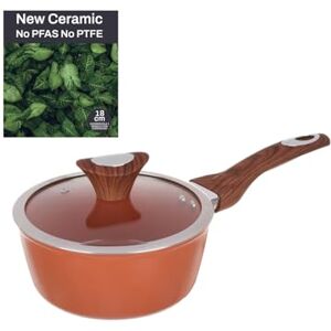 KASANOVA Ceramic Non-Stick Casseruola 18cm with Lid KASANOVA Ceramic Non-Stick Casseruola 18cm with Lid
