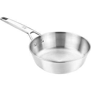 BRA Signature Deep 20cm Frying Pan 18-10 Stainless Steel Non-Stick Triple Diffuser Base Suitable for All Hobs and Induction Types BRA Signature Deep 20cm Frying Pan 18-10 Stainless Steel Non-Stick Triple Diffuser Base Suitable for All Hobs and Induction Types