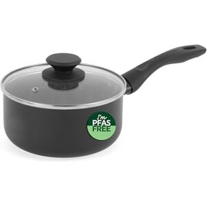PROGRESS BW12908EU7 Marble Ceramic 18 cm Saucepan with Lid – Non-Stick Cooking Pot with Metallic Marble Ceramic Coating, 1.95L Capacity, Induction Hob Suitable, Pressed Aluminium Cookware, PFAS-Free PROGRESS BW12908EU7 Marble Ceramic 18 cm Saucepan with Lid – Non-Stick Cooking Pot with Metallic Marble Ceramic Coating, 1.95L Capacity, Induction Hob Suitable, Pressed Aluminium Cookware, PFAS-Free