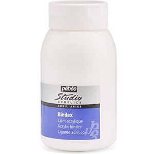 PEBEO 524270 1l Studio Acrylics Mediums Bindex, Transparent, white PEBEO 524270 1l Studio Acrylics Mediums Bindex, Transparent, white