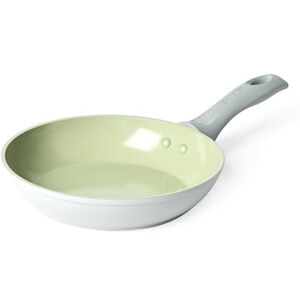 Salter Earth 20cm Frying Pan – Healthy Ceramic Non-Stick Coating, PFAS-Free Induction Cookware, Small Aluminium Egg Pancake Cooking Skillet, Easy Clean, PFOA/PTFE-Free, Stay Cool Handle, Green Salter Earth 20cm Frying Pan – Healthy Ceramic Non-Stick Coating, PFAS-Free Induction Cookware, Small Aluminium Egg Pancake Cooking Skillet, Easy Clean, PFOA/PTFE-Free, Stay Cool Handle, Green