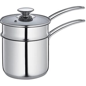 Küchenprofi Kuchenprofi Bain Marie/Double Boiler Sandwich Base with Glass Lid, Silver, 15 cm Küchenprofi Kuchenprofi Bain Marie/Double Boiler Sandwich Base with Glass Lid, Silver, 15 cm