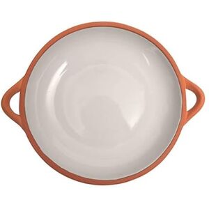 Dexam 16050222 Sintra Large Glazed Terracotta Tapas Dish-Stone Dexam 16050222 Sintra Large Glazed Terracotta Tapas Dish-Stone