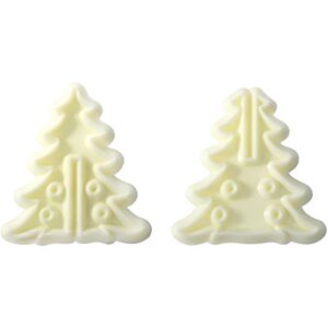 PME JEM Small 3D Christmas Tree Cutters, Set of 2, White, 9 x 2 x 16 cm