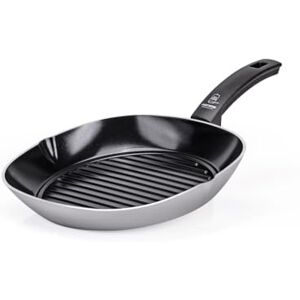 Moneta Innova Grill Pan - Recycled Aluminium, Non-Stick, Induction, Italy Moneta Innova Grill Pan - Recycled Aluminium, Non-Stick, Induction, Italy