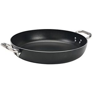 Baldassare Agnelli Pentole Agnelli Aluminium Black 3 Mm. Crystal Omelette Pan With 1 Handle, Diameter 20 Cm. Baldassare Agnelli Pentole Agnelli Aluminium Black 3 Mm. Crystal Omelette Pan With 1 Handle, Diameter 20 Cm.