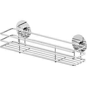 WENKO 5635100 TurboLoc spice rack fixing without drilling, Metal Metal chrome plated, 30 x 9 x 8 cm, Silver shiny WENKO 5635100 TurboLoc spice rack fixing without drilling, Metal Metal chrome plated, 30 x 9 x 8 cm, Silver shiny