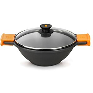 BRA isogona Efficient Aluminium Wok, 24 cm, Black BRA isogona Efficient Aluminium Wok, 24 cm, Black