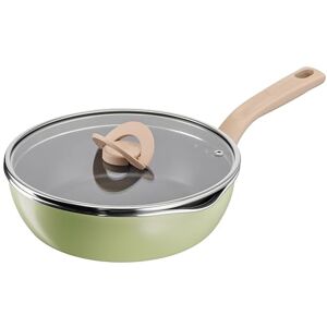 Tefal One Pick Pot, 24 cm Frying Pan, Multipurpose Pan, Resistant Non-Stick Coating, Thermo-Signal Technology, Lichen Green, G1748704 Tefal One Pick Pot, 24 cm Frying Pan, Multipurpose Pan, Resistant Non-Stick Coating, Thermo-Signal Technology, Lichen Green, G1748704