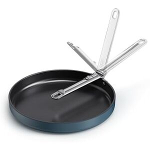 Joseph Joseph Space 30cm Non-Stick Shallow Frypan, Folding Handle, Space-Saving Induction & Oven Safe Casserole Pan Joseph Joseph Space 30cm Non-Stick Shallow Frypan, Folding Handle, Space-Saving Induction & Oven Safe Casserole Pan