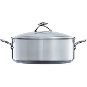 Circulon SteelShield Stainless Steel Stock Pot with Lid 30cm / 7.1L Induction Stock Pot with Hybrid Non Stick & Toughened Glass Lid & Stay Cool Handles, Dishwasher Safe Cookware Circulon SteelShield Stainless Steel Stock Pot with Lid 30cm / 7.1L Induction Stock Pot with Hybrid Non Stick & Toughened Glass Lid & Stay Cool Handles, Dishwasher Safe Cookware