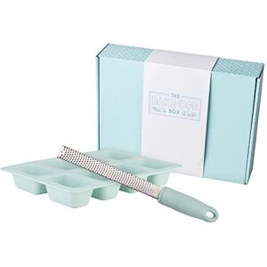 The Great British Bake Off Baking Set, inc. Lemon Zester Grater, Mini Loaf Pan & Exclusive Recipe Cards, Silicone Baking Tray for Patisserie Bakes, Official GBBO Branding, Signature Duck Egg Blue The Great British Bake Off Baking Set, inc. Lemon Zester Grater, Mini Loaf Pan & Exclusive Recipe Cards, Silicone Baking Tray for Patisserie Bakes, Official GBBO Branding, Signature Duck Egg Blue