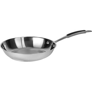 Prochef Stainless Steel Frying Pan, 28cm, Silicone-Coated Handle, Induction Compatible, Dishwasher Safe, Oven Safe to 220°C Prochef Stainless Steel Frying Pan, 28cm, Silicone-Coated Handle, Induction Compatible, Dishwasher Safe, Oven Safe to 220°C