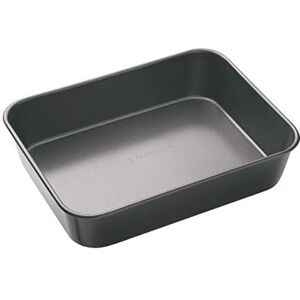 MasterClass KCMCHB2 Deep Roasting Tin, 34 x 26cm Roaster with PFOA Non Stick, Robust 1mm Carbon Steel , Grey MasterClass KCMCHB2 Deep Roasting Tin, 34 x 26cm Roaster with PFOA Non Stick, Robust 1mm Carbon Steel , Grey