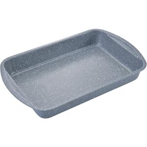 apollo THE HOUSEWARES BRAND Roasting Oven Tray, Roast Meat or Vegetables, Tin For Sunday Dinner, Carbon Steel with Non-stick Granite Stone Effect Coating, Home Cooking, Easy Clean, 38.5x24.5x5cm, Grey apollo THE HOUSEWARES BRAND Roasting Oven Tray, Roast Meat or Vegetables, Tin For Sunday Dinner, Carbon Steel with Non-stick Granite Stone Effect Coating, Home Cooking, Easy Clean, 38.5x24.5x5cm, Grey