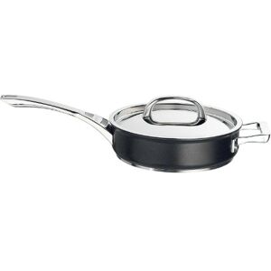 Circulon Infinite Saute Pan with Lid 24cm Non Stick Induction Suitable Deep Frying Pan with Stainless Steel Lid, Base & Handles, Premium Dishwasher Safe, Heavy Gauge Hard Anodised Cookware Circulon Infinite Saute Pan with Lid 24cm Non Stick Induction Suitable Deep Frying Pan with Stainless Steel Lid, Base & Handles, Premium Dishwasher Safe, Heavy Gauge Hard Anodised Cookware