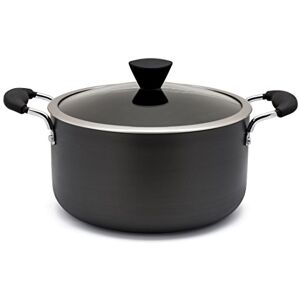 POPATSTORES Zinel 4155 Non-Stick Stockpot/Casserole with Hard Anodised Induction Base, Grey, 30cm POPATSTORES Zinel 4155 Non-Stick Stockpot/Casserole with Hard Anodised Induction Base, Grey, 30cm