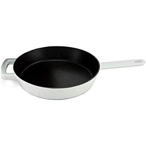 HearthStone Cookware Diamond Enamelled cast Iron Frying pan, White, 24 cm. for All Surfaces, Including Induction and Oven. HearthStone Cookware Diamond Enamelled cast Iron Frying pan, White, 24 cm. for All Surfaces, Including Induction and Oven.