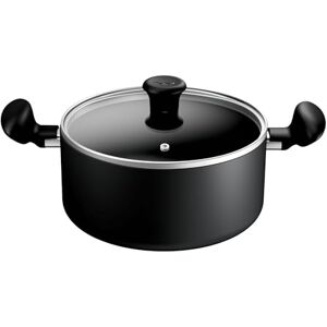 Tefal Titanium Essential Stewpot 24 cm + Lid, Non-Stick Coating, Metal Spatula Safe, Compatible with All Hobs Except Induction, B9414644 Tefal Titanium Essential Stewpot 24 cm + Lid, Non-Stick Coating, Metal Spatula Safe, Compatible with All Hobs Except Induction, B9414644