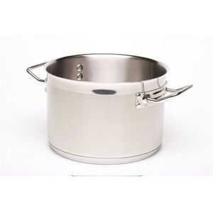 Genware 1124-07 Stew Pan Without Lid, 7.2L Capacity, 24 cm Diameter, 16 cm Height Genware 1124-07 Stew Pan Without Lid, 7.2L Capacity, 24 cm Diameter, 16 cm Height