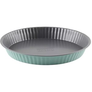 The Great British Bake Off Tart Tin/Quiche Tin with Loose Base, Baking Pan for Pie, Flan, Tarts & More, with Loose Bottom, 3.5cm Deep, Non Stick Coated Carbon Steel in Duck Egg Blue, 25cm Diameter The Great British Bake Off Tart Tin/Quiche Tin with Loose Base, Baking Pan for Pie, Flan, Tarts & More, with Loose Bottom, 3.5cm Deep, Non Stick Coated Carbon Steel in Duck Egg Blue, 25cm Diameter