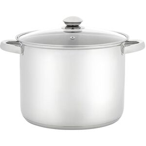 Judge Essentials Polished Stainless Steel Stock Pot with Lid, 8.5L, 24cm Large Induction Pot, Suitable for All Hob Types, Oven and Dishwasher Safe Judge Essentials Polished Stainless Steel Stock Pot with Lid, 8.5L, 24cm Large Induction Pot, Suitable for All Hob Types, Oven and Dishwasher Safe