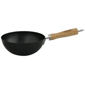 Dexam 12108508 Non Stick Carbon Steel Wok with Wood handle 20cm/8-inch Dexam 12108508 Non Stick Carbon Steel Wok with Wood handle 20cm/8-inch