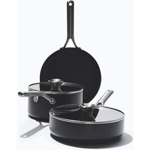 OXO Ceramic Non‑Stick Professional 5‑Piece Pots and Pans Starter Set – Diamond‑Reinforced No-PFAS Ceramic, Induction‑Ready Bases, Tempered Glass Lids, Oven Safe to 200°C, Dishwasher Safe OXO Ceramic Non‑Stick Professional 5‑Piece Pots and Pans Starter Set – Diamond‑Reinforced No-PFAS Ceramic, Induction‑Ready Bases, Tempered Glass Lids, Oven Safe to 200°C, Dishwasher Safe