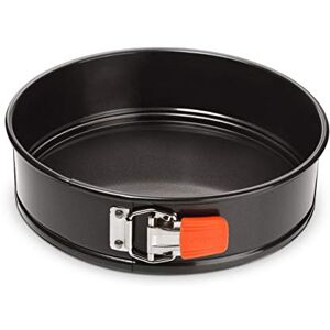 LE CREUSET Non-Stick Carbon Steel Bakeware Springform Round Cake Tin, 26.9 cm, Black, 46091260010000 LE CREUSET Non-Stick Carbon Steel Bakeware Springform Round Cake Tin, 26.9 cm, Black, 46091260010000
