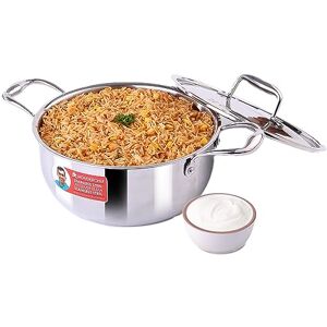 Wonderchef Nigella Triply Casserole with SS Lid 22 cm Wonderchef Nigella Triply Casserole with SS Lid 22 cm