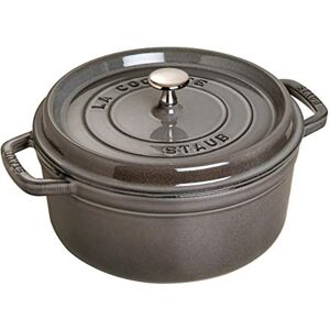 STAUB Cast Iron Roaster/Cocotte, Round, 18 cm, 1.7 L, Graphite Grey STAUB Cast Iron Roaster/Cocotte, Round, 18 cm, 1.7 L, Graphite Grey