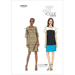 Vogue Patterns V8805 Size F5 16-18-20-22-24 Misses' Dress Vogue Patterns V8805 Size F5 16-18-20-22-24 Misses' Dress