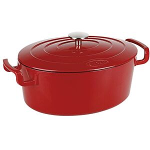 Sitram 711088 Casserole Dish Oval Cast Iron Black 6.5 L Sitram 711088 Casserole Dish Oval Cast Iron Black 6.5 L