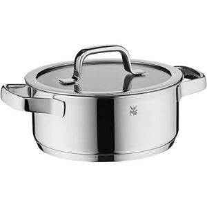 WMF Compact Cuisine Saucepan High 20 cm, Glass Lid, Stewing Pot 3.3 L, Cromargan Polished Stainless Steel, Inner Scale, Stackable, Saucepan Induction, Uncoated WMF Compact Cuisine Saucepan High 20 cm, Glass Lid, Stewing Pot 3.3 L, Cromargan Polished Stainless Steel, Inner Scale, Stackable, Saucepan Induction, Uncoated