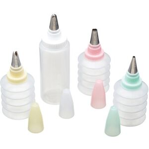 KitchenCraft Sweetly Does It Cake Decorating Set with Easy Squeeze Piping Bags and Nozzles, Plastic/Stainless Steel KitchenCraft Sweetly Does It Cake Decorating Set with Easy Squeeze Piping Bags and Nozzles, Plastic/Stainless Steel