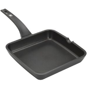 BRA isogona Efficient Aluminium Square Grill Pan with Handle, 22 cm BRA isogona Efficient Aluminium Square Grill Pan with Handle, 22 cm