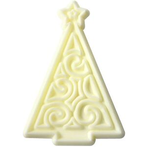 PME JEM Christmas Scroll Tree Cutter, White, 9 x 2 x 11 cm