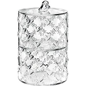 Guzzini 8008392290773 Set of 2 Stackable Receptacles Love Guzzini 8008392290773 Set of 2 Stackable Receptacles Love