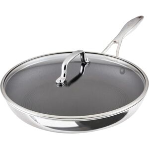 Circulon Scratch Defense Stainless Steel Frying Pan with Lid: 32cm Extreme Non Stick Frying Pan, Induction and All Hob Suitable Circulon Scratch Defense Stainless Steel Frying Pan with Lid: 32cm Extreme Non Stick Frying Pan, Induction and All Hob Suitable