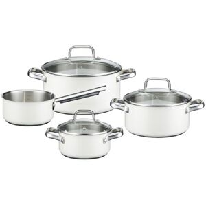 GSW Magic Colour 158305 4-Piece Pot Set, White GSW Magic Colour 158305 4-Piece Pot Set, White