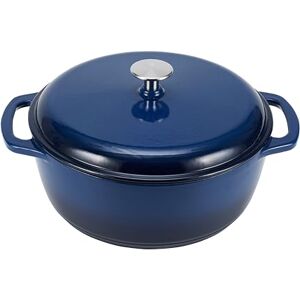 Amazon Basics Enameled Cast Iron Round Dutch Oven - Heavy-Duty 5.7L - Dutch Oven Amazon Basics Enameled Cast Iron Round Dutch Oven - Heavy-Duty 5.7L - Dutch Oven