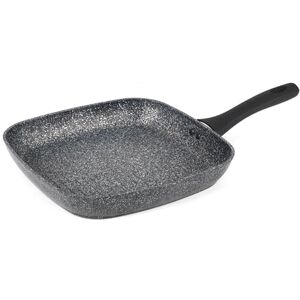 Salter Megastone 28 cm Grill Frying Pan – 10 x Tougher Non-Stick, PFOA-Free, Forged Aluminium Griddle Pan, Suitable For All Cooking Hobs, Dishwasher & Metal Utensil Safe, Soft Touch & Stay Cool Handle Salter Megastone 28 cm Grill Frying Pan – 10 x Tougher Non-Stick, PFOA-Free, Forged Aluminium Griddle Pan, Suitable For All Cooking Hobs, Dishwasher & Metal Utensil Safe, Soft Touch & Stay Cool Handle