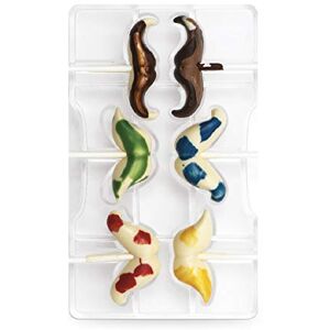 Decora Chocolate Mould Moustache, polycarbonate, 20 x 12 x 2.3 cm Decora Chocolate Mould Moustache, polycarbonate, 20 x 12 x 2.3 cm