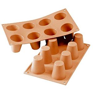 silikomart SF0021 Silicone Mould for BABÀ Monoportions, Non-Stick, 8 Cavities, Pack of 1 Cake Mould, Ø 55 h 60 mm, Made in Italy silikomart SF0021 Silicone Mould for BABÀ Monoportions, Non-Stick, 8 Cavities, Pack of 1 Cake Mould, Ø 55 h 60 mm, Made in Italy